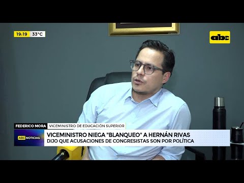 Viceministro de Educación niega ‘’blanqueo’' a Hernán Rivas