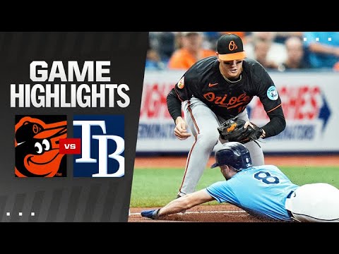 Orioles vs. Rays Game Highlights (8/11/24) | MLB Highlights