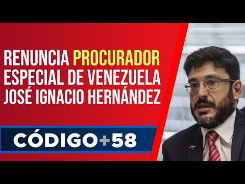 Renuncia el procurador especial de Venezuela José Ignacio Hernández