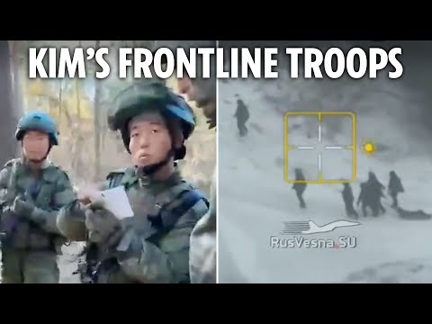 First vid shows North Korean soldiers on Kursk frontline as Kim's ‘special forces’ bail out Putin