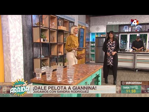 Vamo Arriba - Dale pelota a Giannina: Jugamos con Sandra Rodríguez