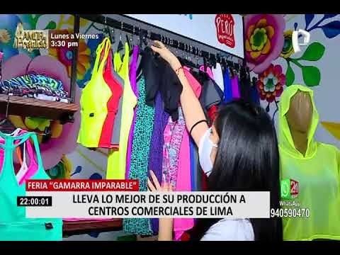 PRODUCE lanzó feria Gamarra Imparable en centro comercial del Callao