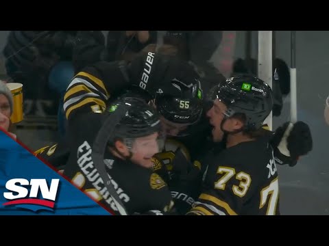 Bruins Justin Brazeau Nets His First NHL Goal A Day After Signing With Boston