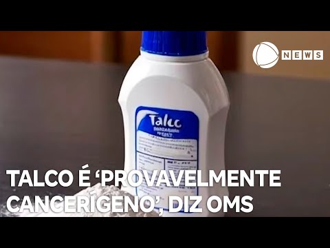 Talco é classificado como provavelmente cancerígeno pela OMS