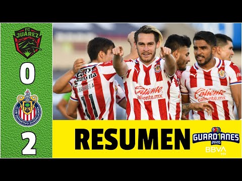GUARD1ANES 2020 Primer triunfo del Guadalajara. Chivas 2-0 Juárez. Goles: Macías y Angulo | RESUMEN