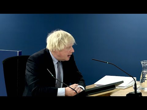 Boris Johnson présente ses excuses aux familles des victimes du Covid | AFP Extrait