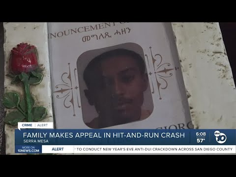 Family makes appeal in deadly Serra Mesa hit-and-run crash