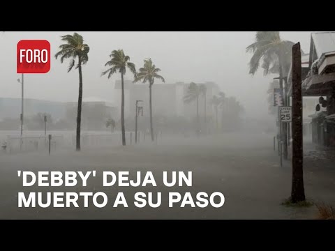 Huracán Debby se debilita a tormenta tropical - Las Noticias