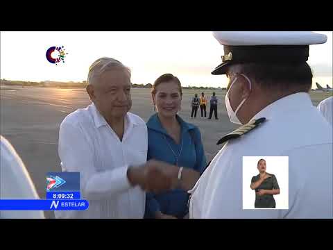 Arribó a Cuba el presidente de México