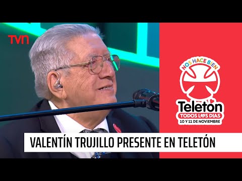 Valentín Trujillo y su familia presente en los 45 años de Teletón