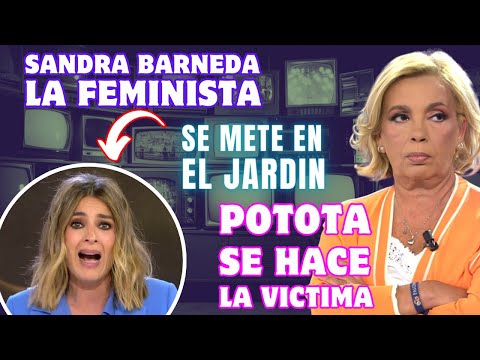 SANDRA BARNEDA sale en DEFENSA de la VICTIMARIA Carmen Borrego por la ENTREVISTA de BIGOTE ARROCET
