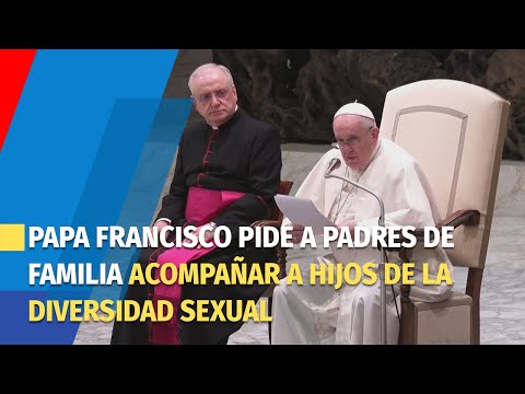 El papa pide no condenar a un hijo por su orientación sexual