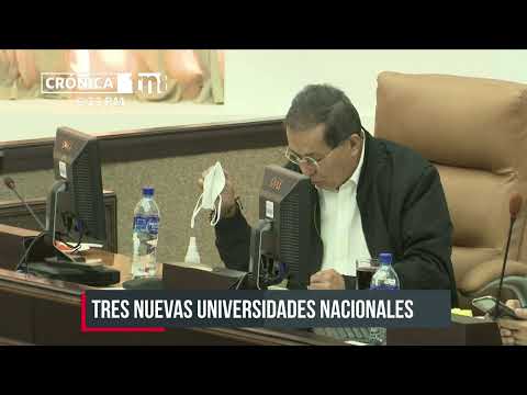Asamblea de Nicaragua crea tres nuevas universidades estatales