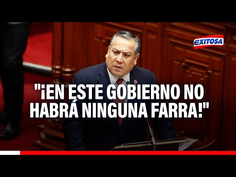 Gustavo Adrianzén: ¡Este gobierno no habrá ninguna farra y menos con recursos de los peruanos!