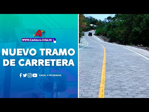 MTI inaugura nuevo tramo de carretera en Isla de Ometepe, Rivas