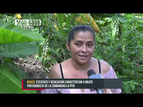 El patio saludable un modelo con mucho éxito en la comunidad Las Pitas, Boaco - Nicaragua