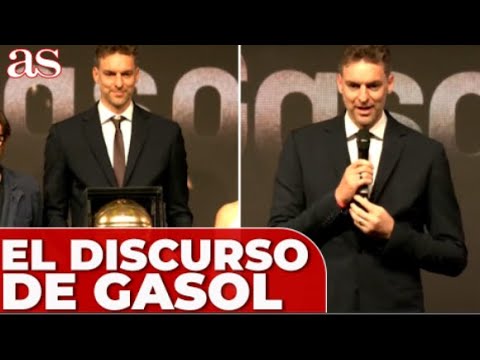 PAU GASOL entra al HALL OF FAME del BALONCESTO ESPAÑOL: su DISCURSO ÍNTEGRO