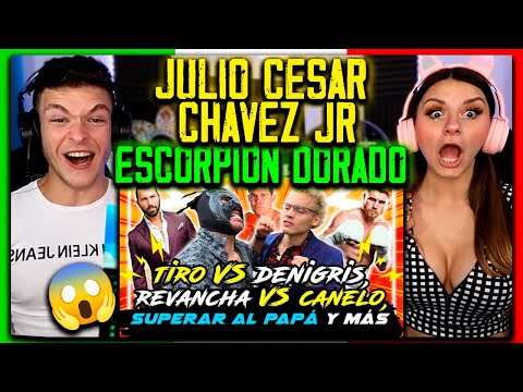 REACCION a JULIO CESAR CHAVEZ JR & ESCORPION DORADO *increíble* ft. @The Romantic Corner