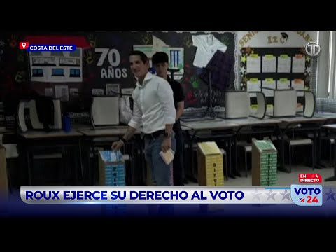 Elecciones 2024: Rómulo Roux ejerció su derecho al voto en Costa del Este