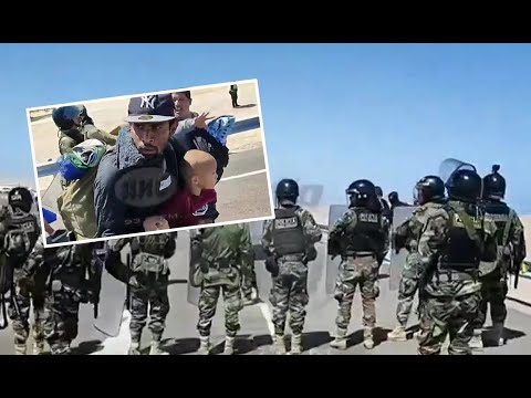 Policía intenta retomar el control de la frontera Perú - Chile tras conflicto con los migrantes