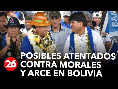 Alertan sobre posibles atentados contra Evo Morales y Luis Arce en Bolivia