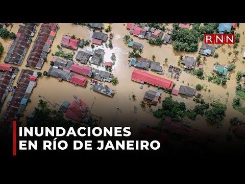 Suben a 12 los muertos tras inundaciones en Rio de Janeiro