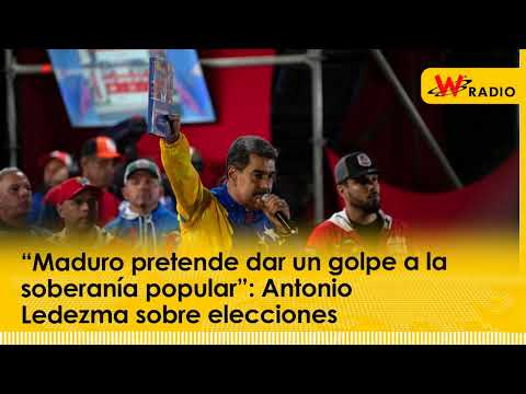 “Maduro pretende dar un golpe a la soberanía popular”: Antonio Ledezma sobre elecciones