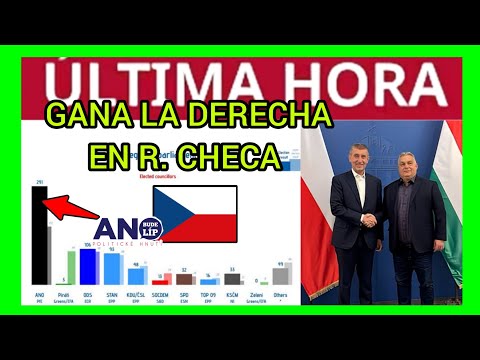 #ÚLTIMAHORA - LA DERECHA GANA EN REPÚBLICA CHECA