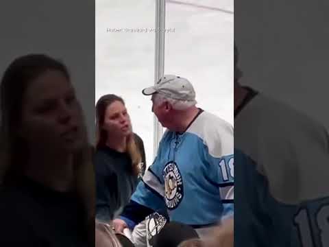 Man booed out hockey game after swiping puck from young fan