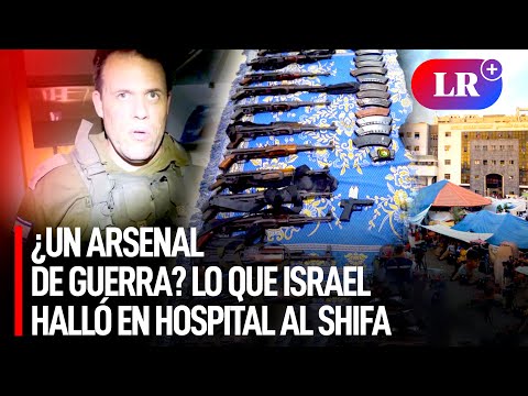ISRAEL dice que HALLÓ un CENTRO de MANDO operativo y ARMAS de HAMÁS en HOSPITALAl Shifa | #LR