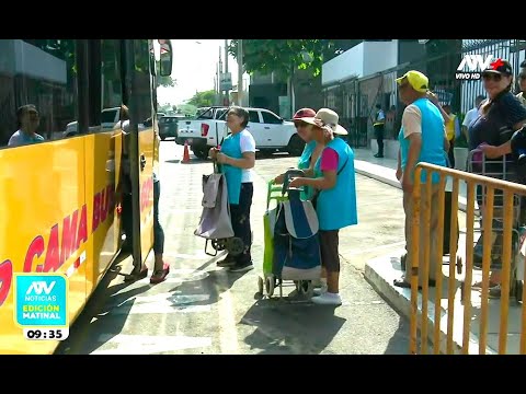 San Luis: Vecinos viajarán gratis ida y vuelta en el bus del ahorro