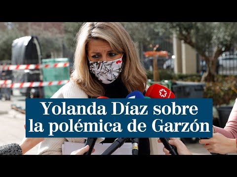 Yolanda Díaz responde a la polémica de Garzón: No sé dónde está el debate