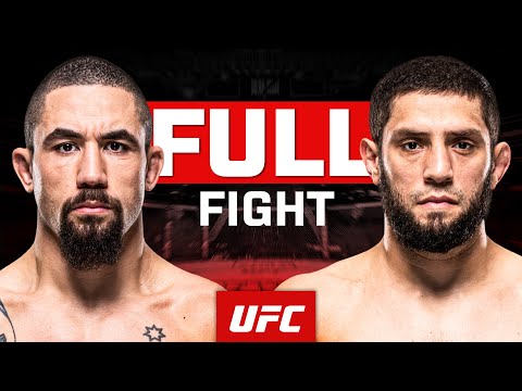Robert Whittaker vs Ikram Aliskerov | FULL FIGHT | UFC Abu Dhabi