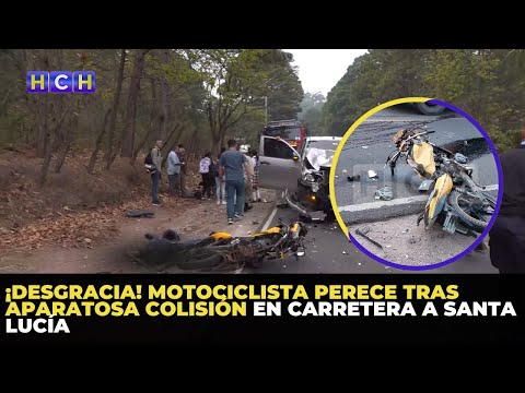 ¡Desgracia! Motociclista perece tras aparatosa colisión en carretera a Santa Lucía