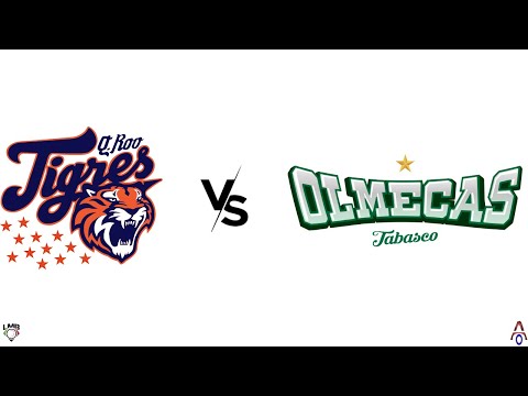 Tigres de Quintana Roo Vs Olmecas de Tabasco en la Liga Mexicana de Beisbol