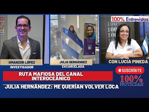 Ruta Mafiosa del canal interoceánico Nicaragua/ Testimonio de Julia Hernández, excarcelada
