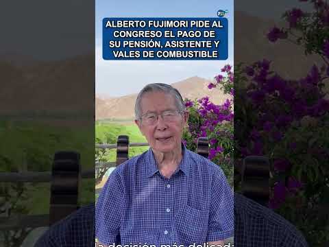 Alberto Fujimori pide al Congreso el pago de su pensión #albertofujimori #congresodelarepublica