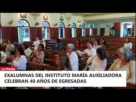 Exalumnas del Instituto María Auxiliadora celebran 40 años de egresadas