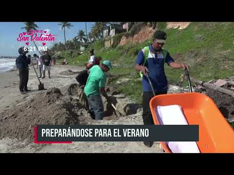 Limpieza de playas en Bilwi garantiza condiciones para el plan verano 2023 - Nicaragua