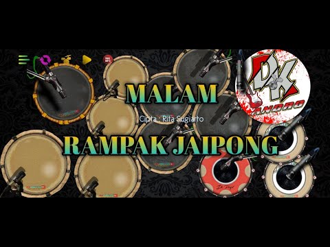 MALAM || COVER REAL DRUM MOD KENDANG JAIPONG