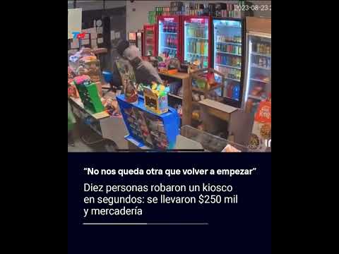 DOS MESES, DOS ROBOS | Alrededor de 10 personas variaron un kiosco de Villa Carlos Paz, Córdoba