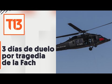 Caída de helicóptero en Osorno: tres días de duelo por tragedia de la Fach