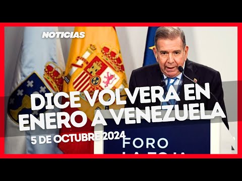 EDMUNDO GONZALEZ  DICE SU SALIDA DE VENEZUELA ES TEMPORAL, NOTICIAS DE VENEZUELA HOY