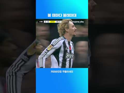 198cm 장신 공격수 닉 볼테마데의 헤더골 l 카라바오컵 I 뉴캐슬 vs 토트넘