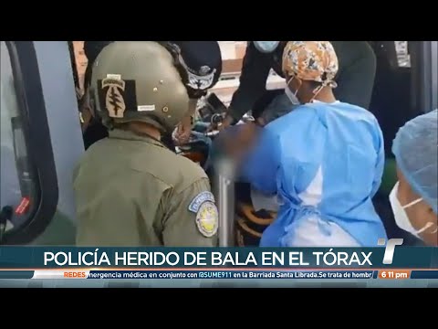 Trasladan desde Colón a Panamá a policía herido