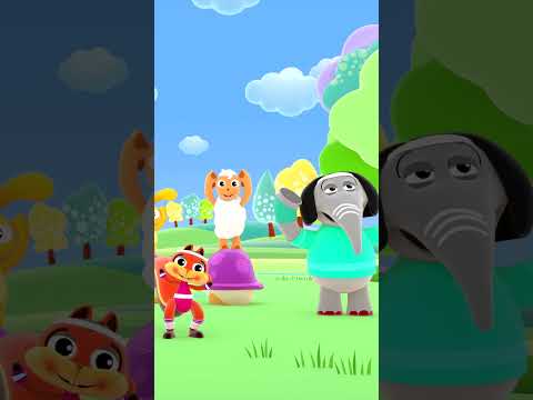 Head & Shoulders 🕺 Body Parts Exercise Songs for Children #shortskids