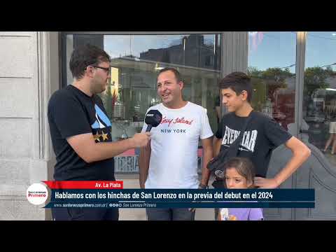 Hablamos con los hinchas de #SanLorenzo en la previa del inicio del torneo