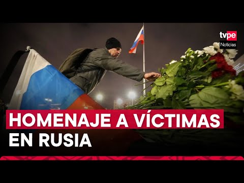 Rusia en duelo nacional tras matanza en sala de conciertos