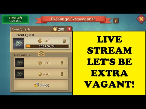 Lords Mobile -  LIVE STREAM - LET'S BE EXTRAVANGANT!