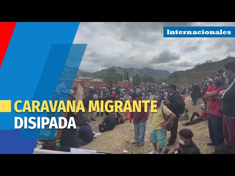 Se disipa la caravana de migrantes